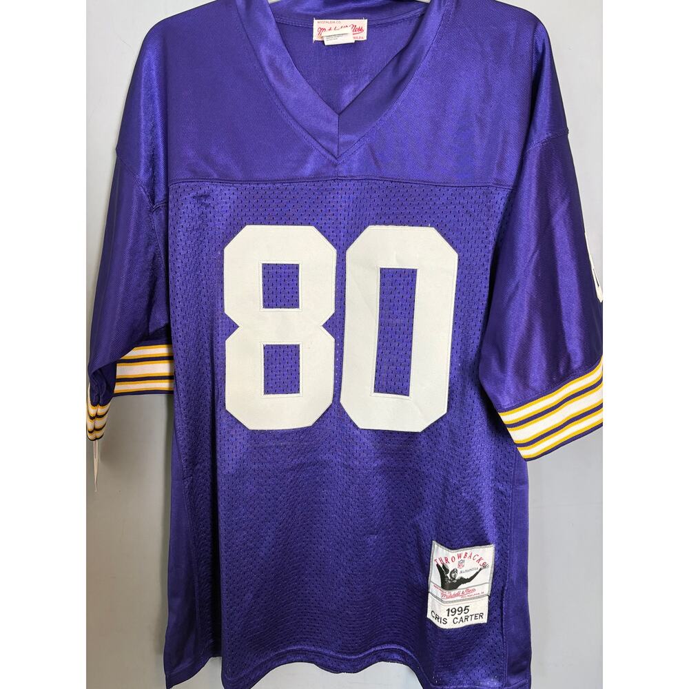 M&N Cris Carter Minnesota Vikings 1995 Authentic Jersey Korea NWT Size 50